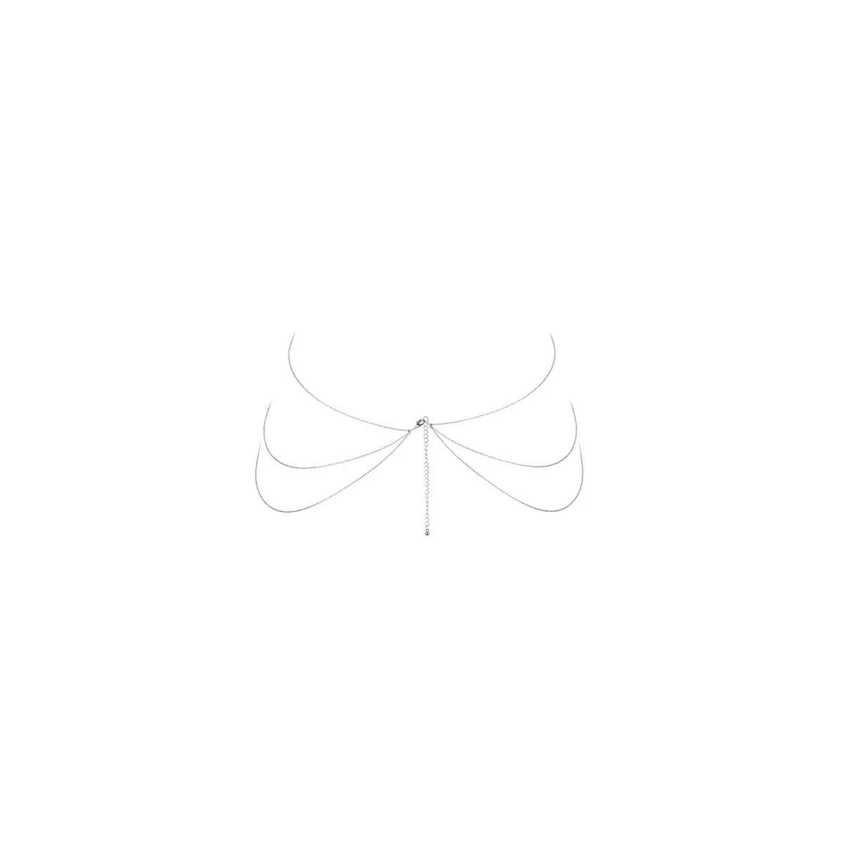 Bijoux Indiscrets Magnifique Collection 8 Body Chain - Silver