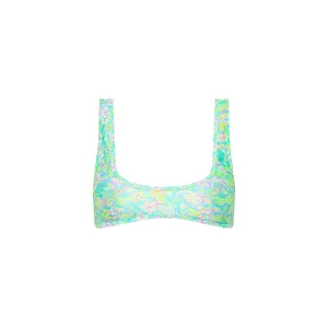 Bind Slim Scoop Bikini Top - Hibiscus Fizz