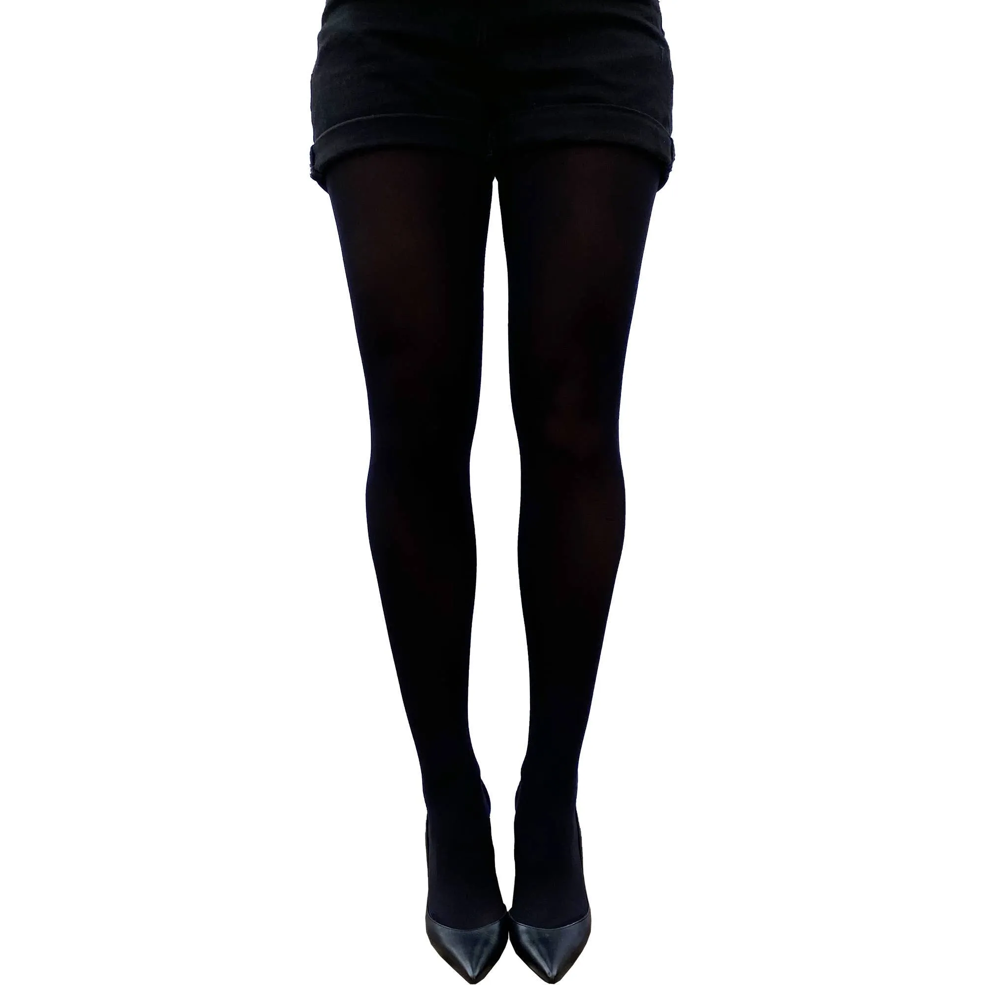 Black Opaque Tights 80 Deniers