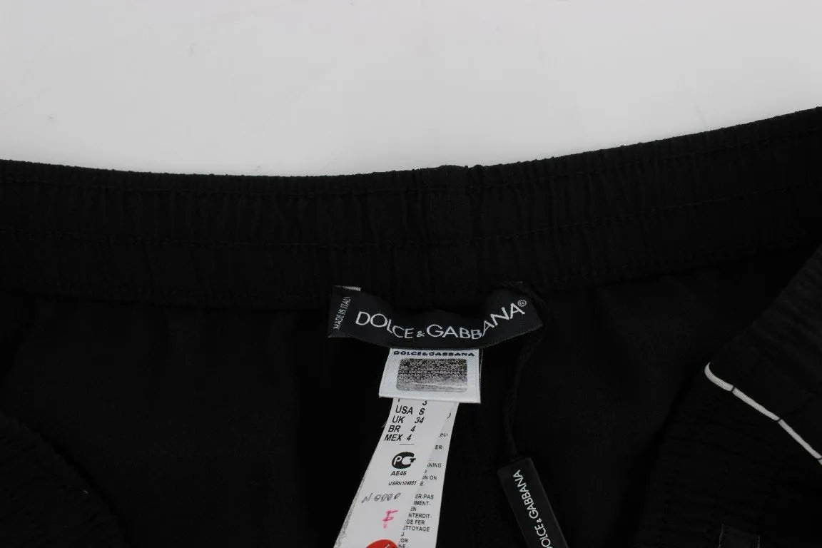 Black Silk Pajama Pants