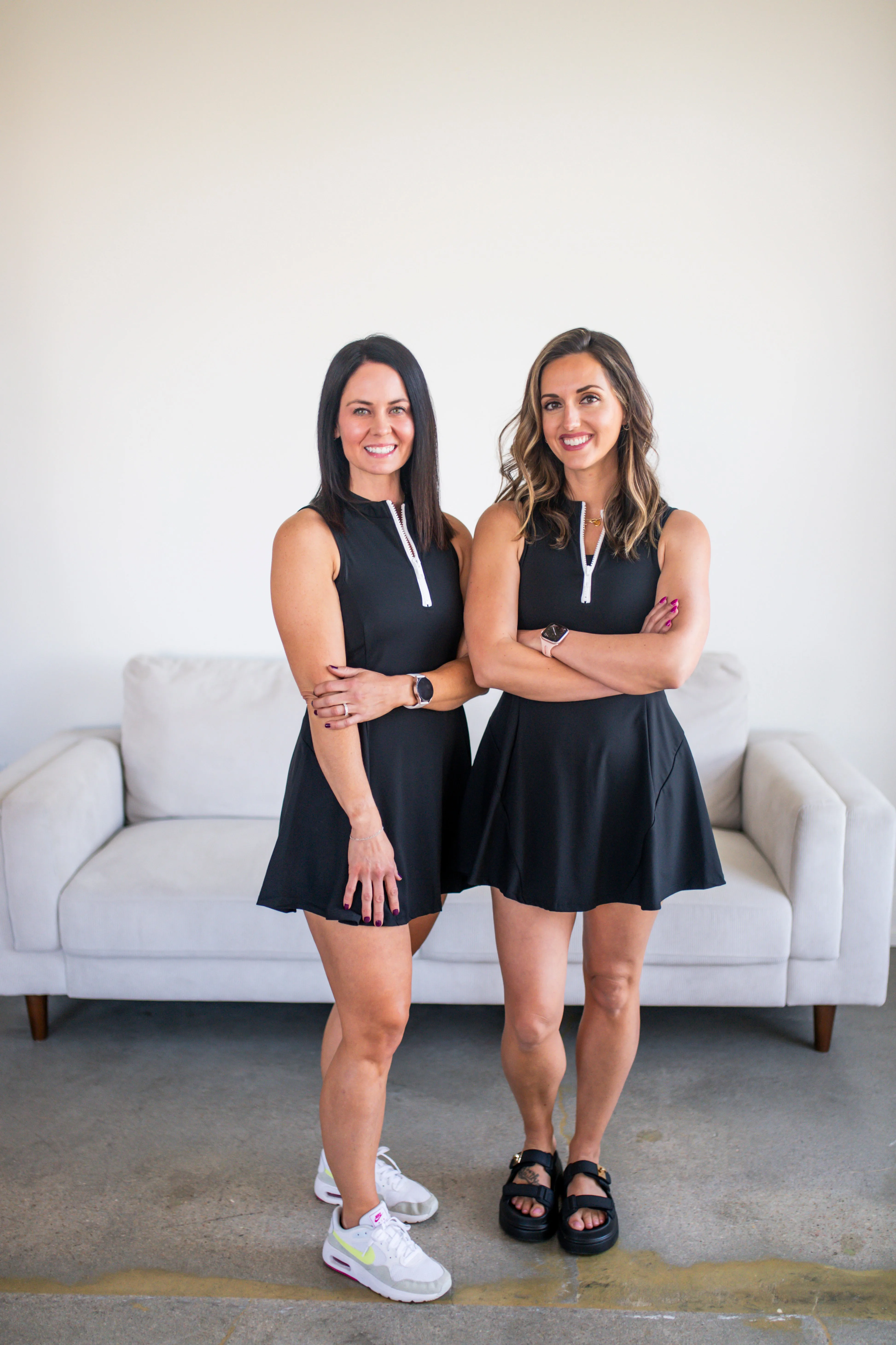 Black Sleeveless Athletic Dress