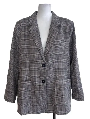 Black Tartan Blazer