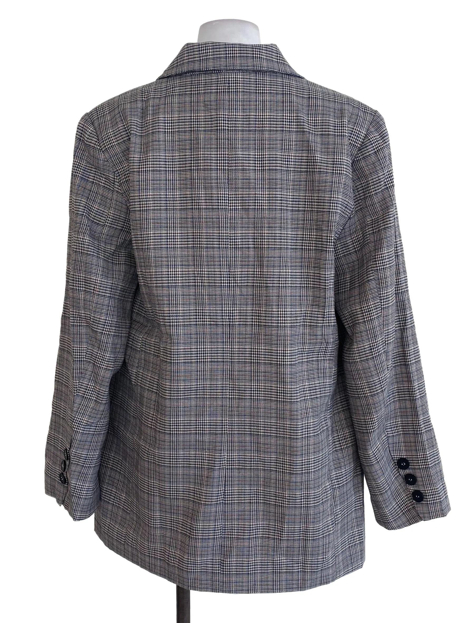 Black Tartan Blazer