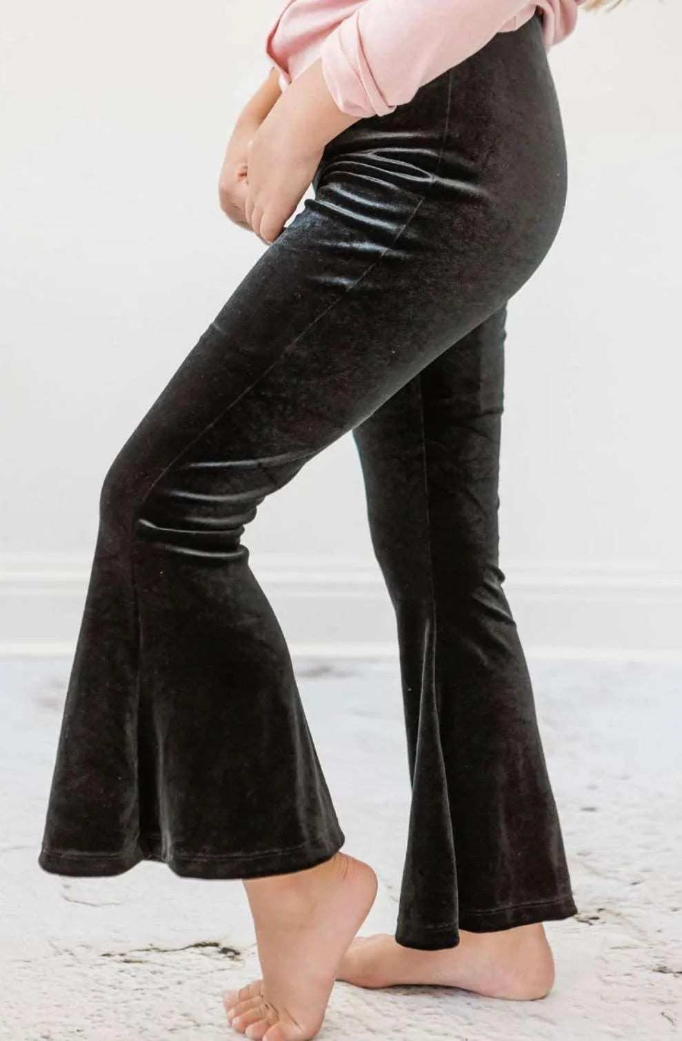 BLACK VELVET BELL BOTTOMS
