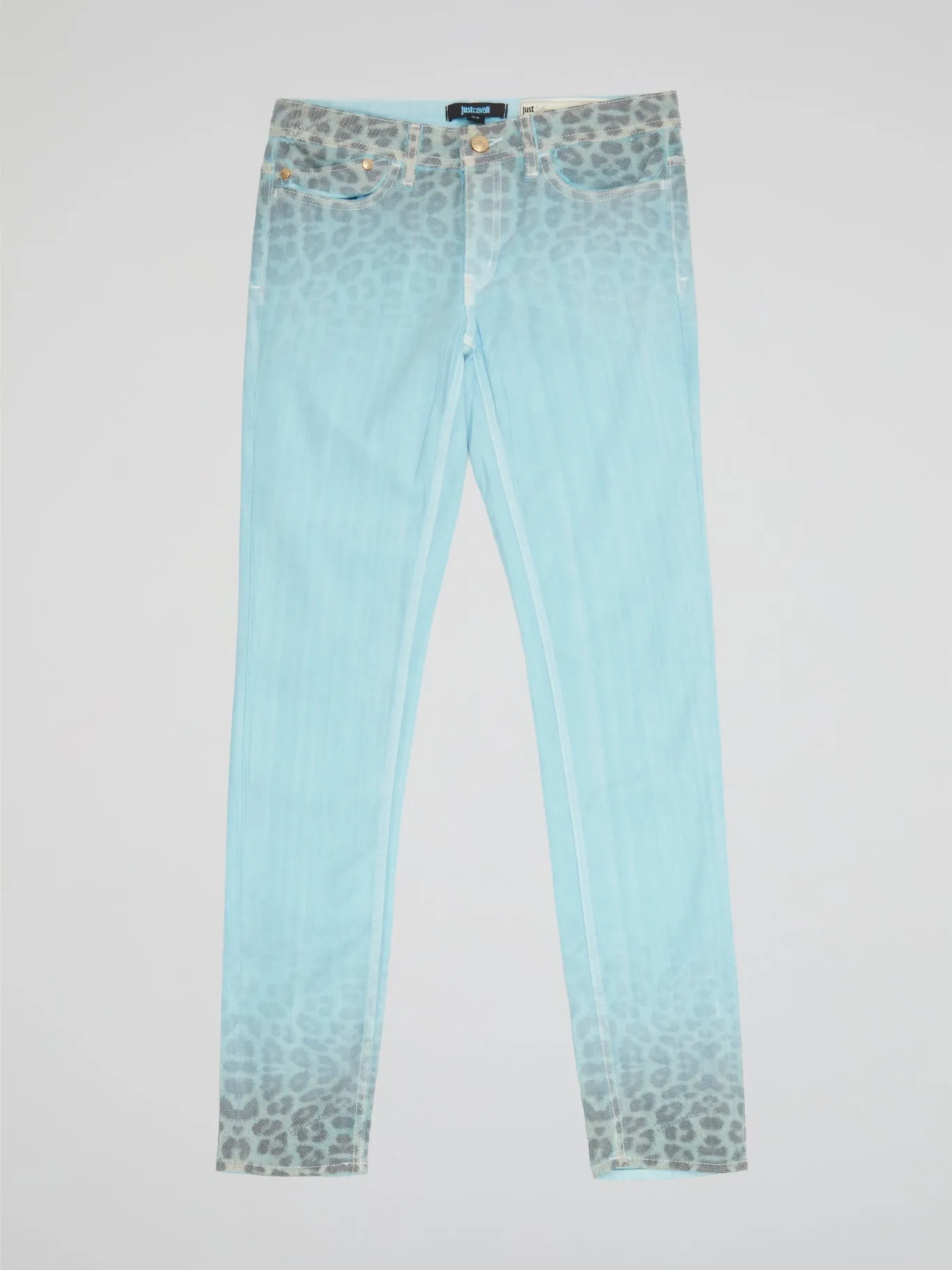 Blue Leopard Gradient Pants