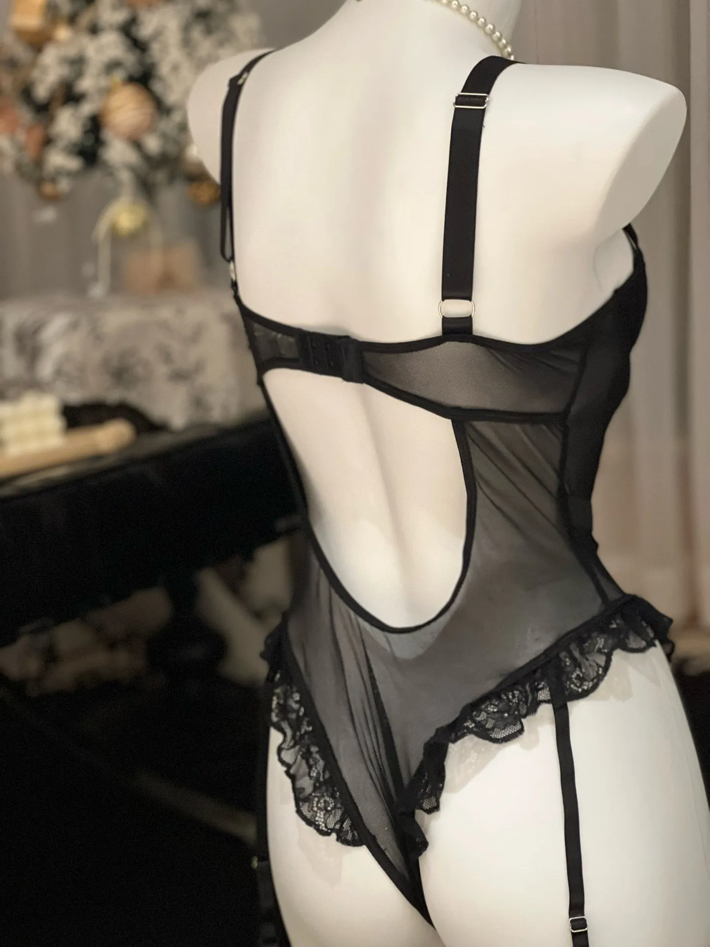 Blurry Memory Bodysuit Nightwear Lingerie