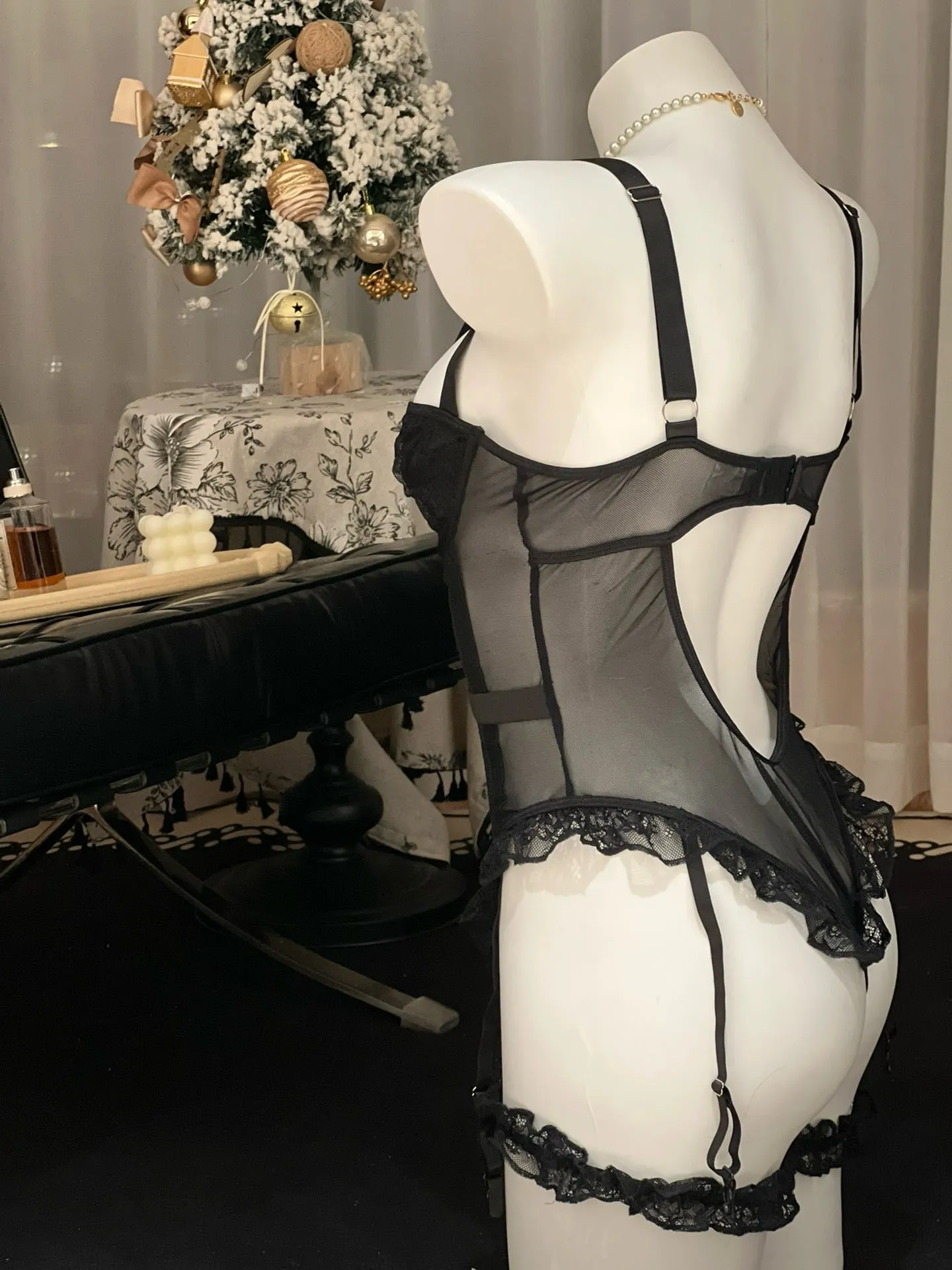 Blurry Memory Bodysuit Nightwear Lingerie