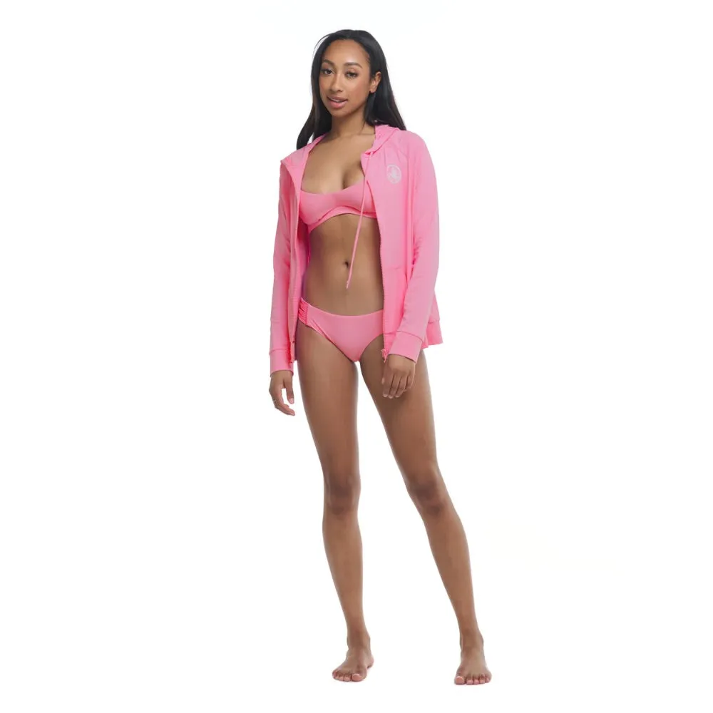 BODY GLOVE SMOOTHIES ADELINE ZIP-UP HOODIE PITAYA