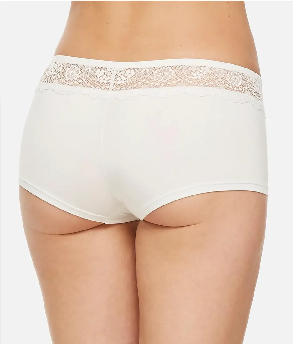 Bodybliss Breeze Boyshort in Ivory
