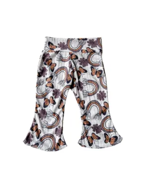 Boho Butterfly Bell Bottoms