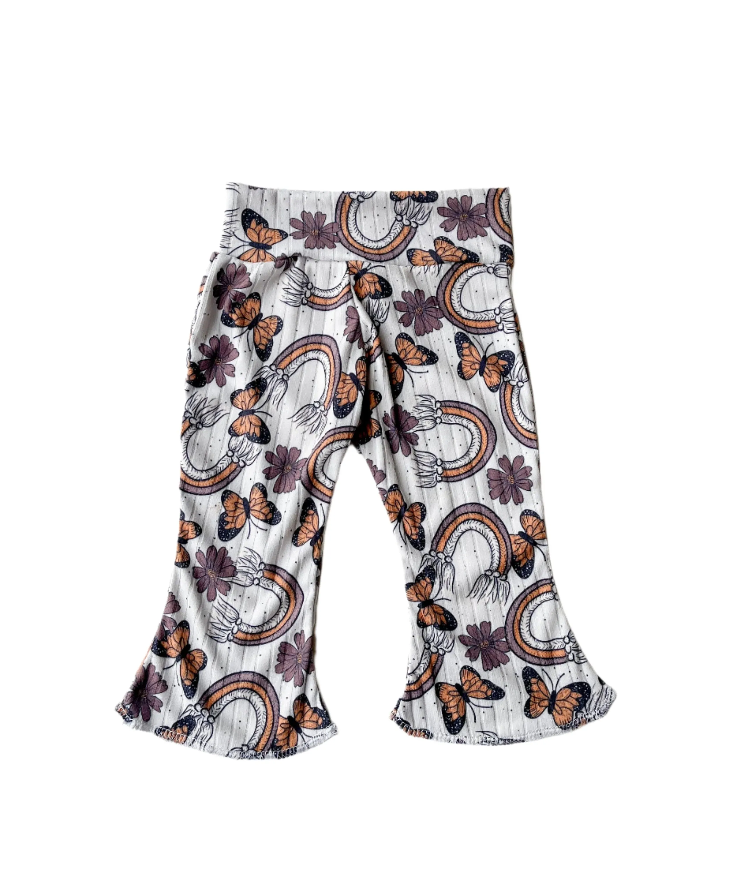 Boho Butterfly Bell Bottoms