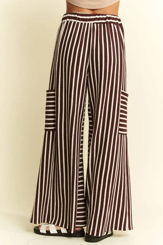 Boho Stripe Wide Leg Pants