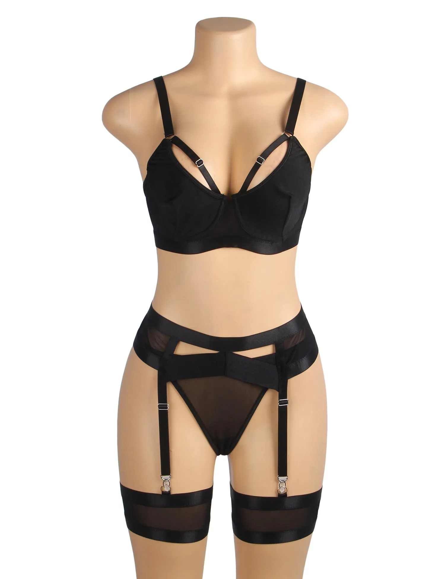 Bondage Garter Belt Bra Set Egypt