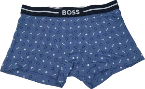 BOSS Blue Logo Boxers UK M