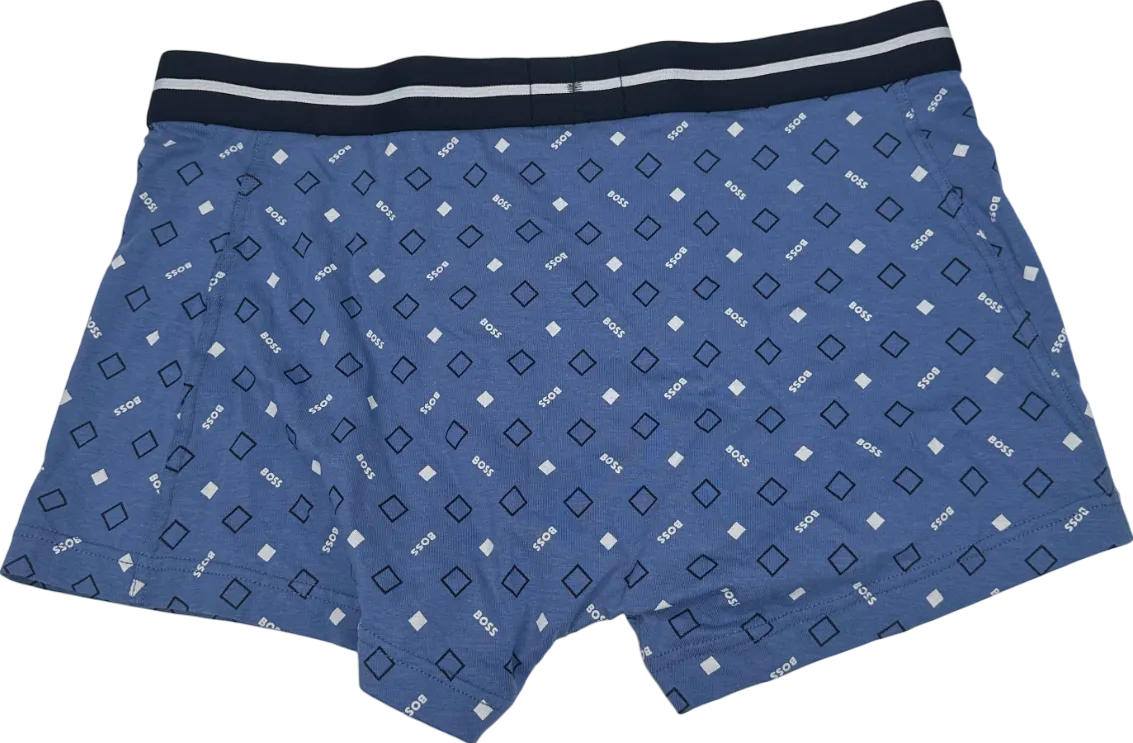 BOSS Blue Logo Boxers UK M