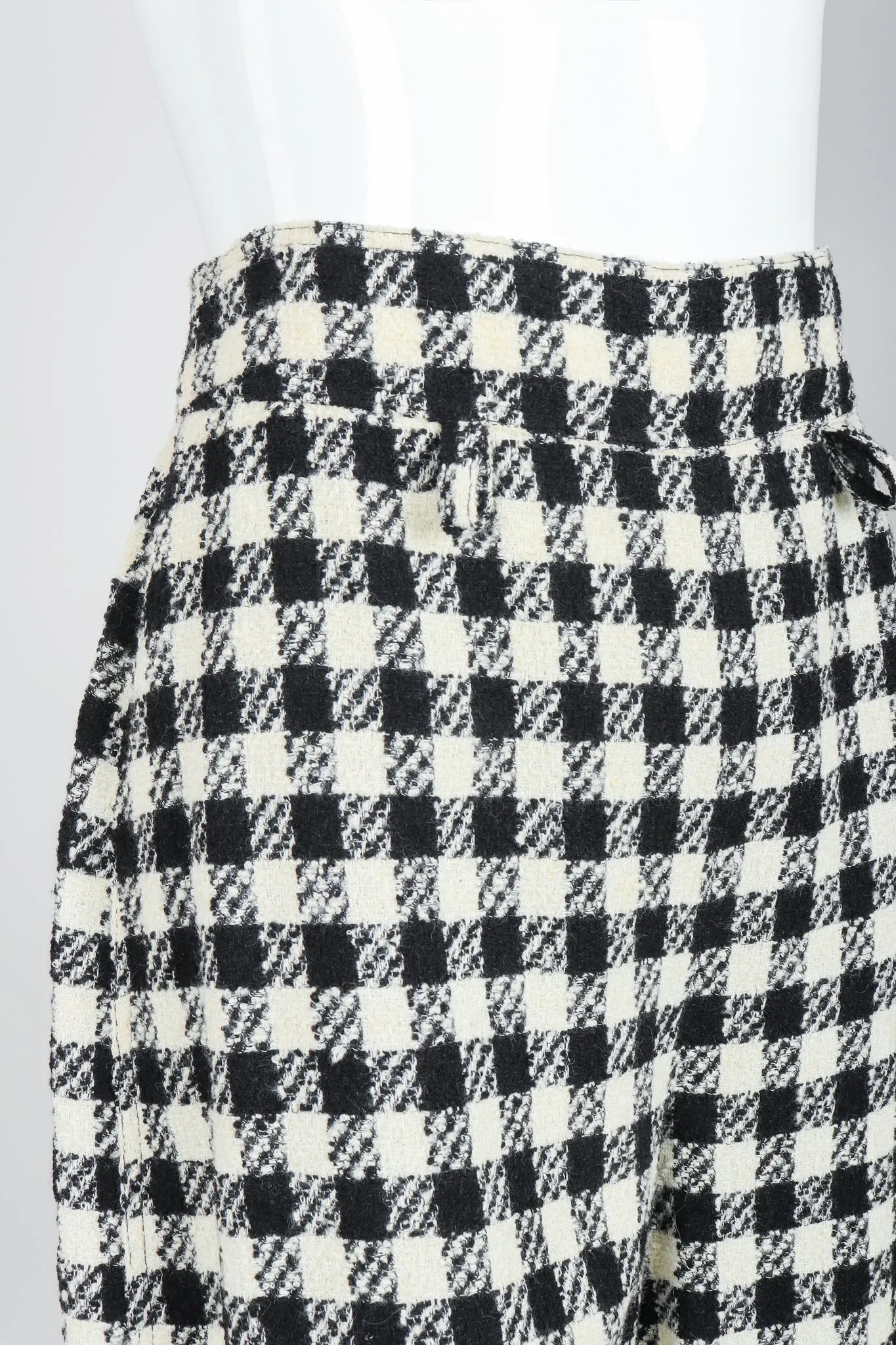 Bouclé Checked Shorts