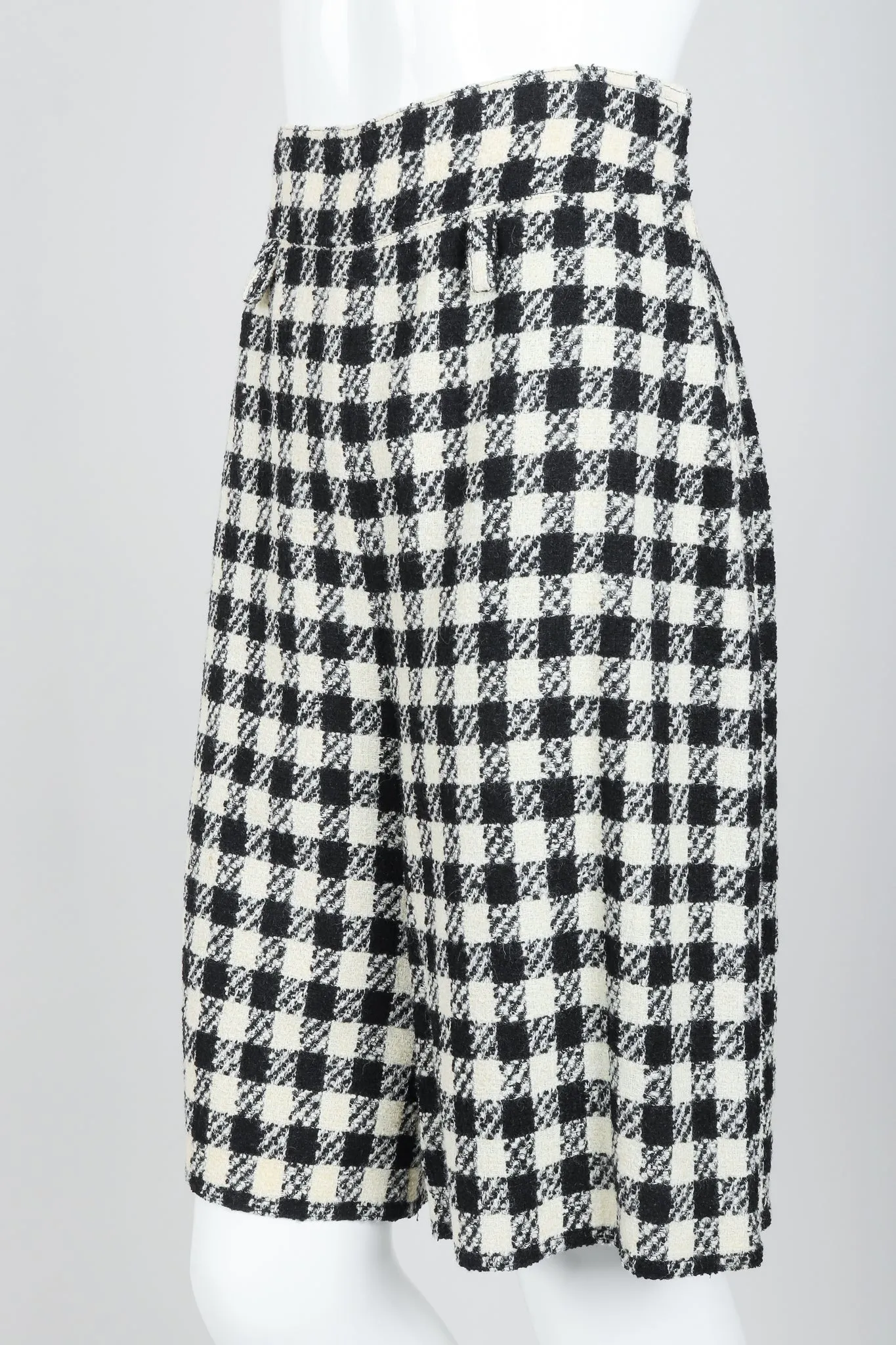 Bouclé Checked Shorts