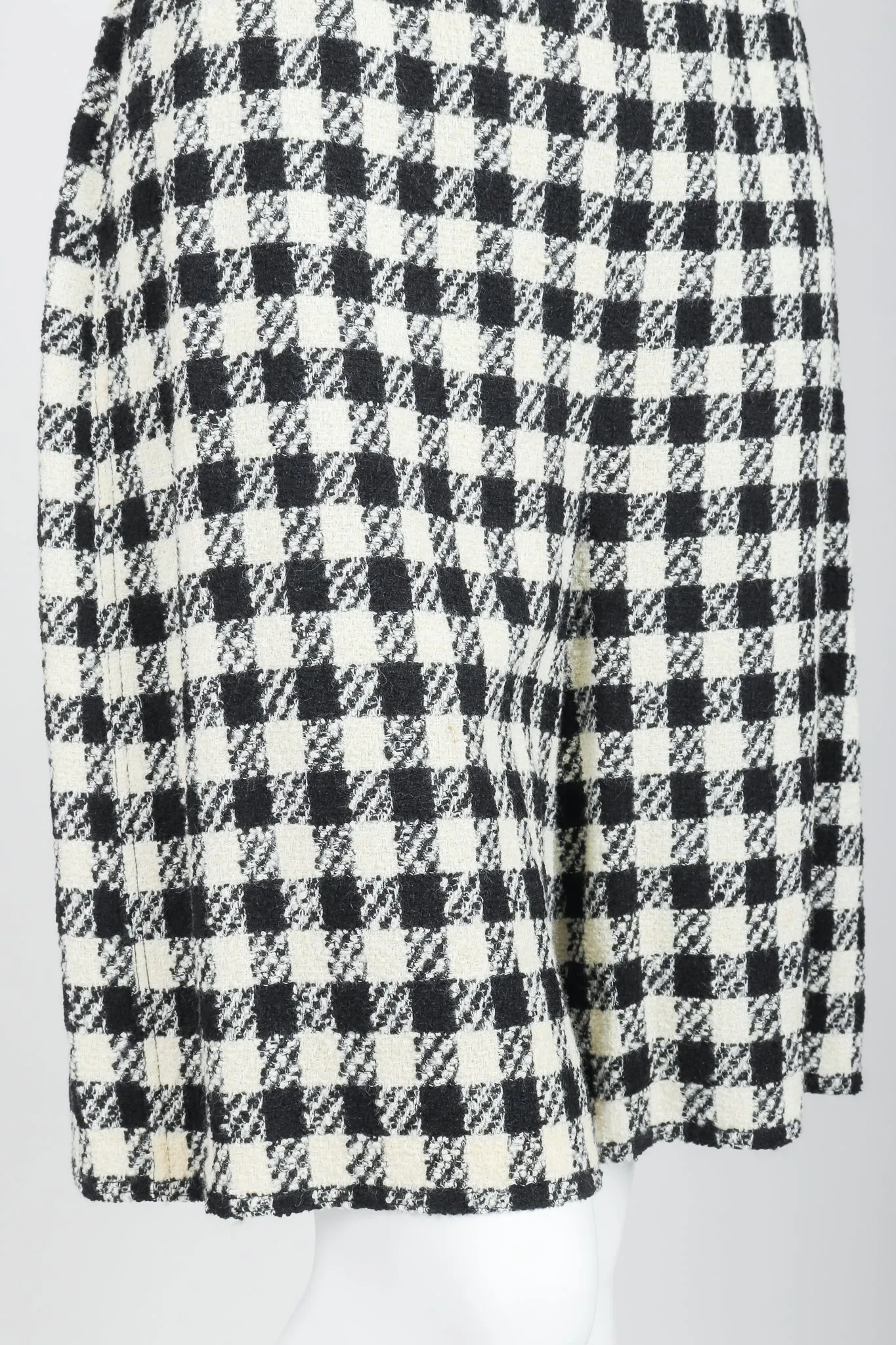 Bouclé Checked Shorts