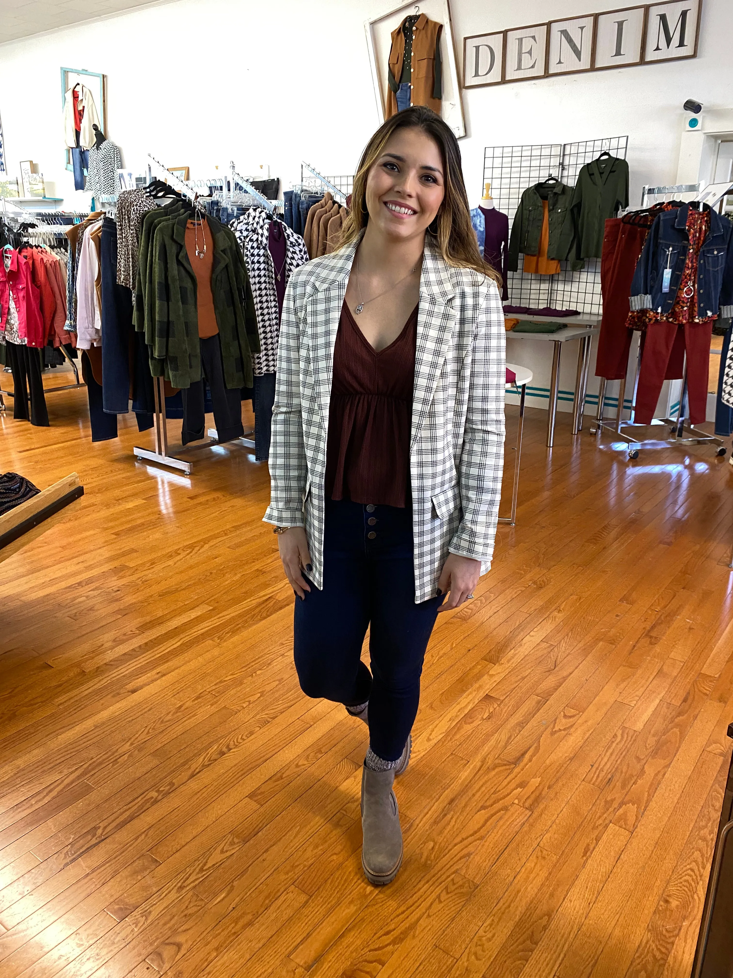 Boyfriend Blazer w/ Princess Darts