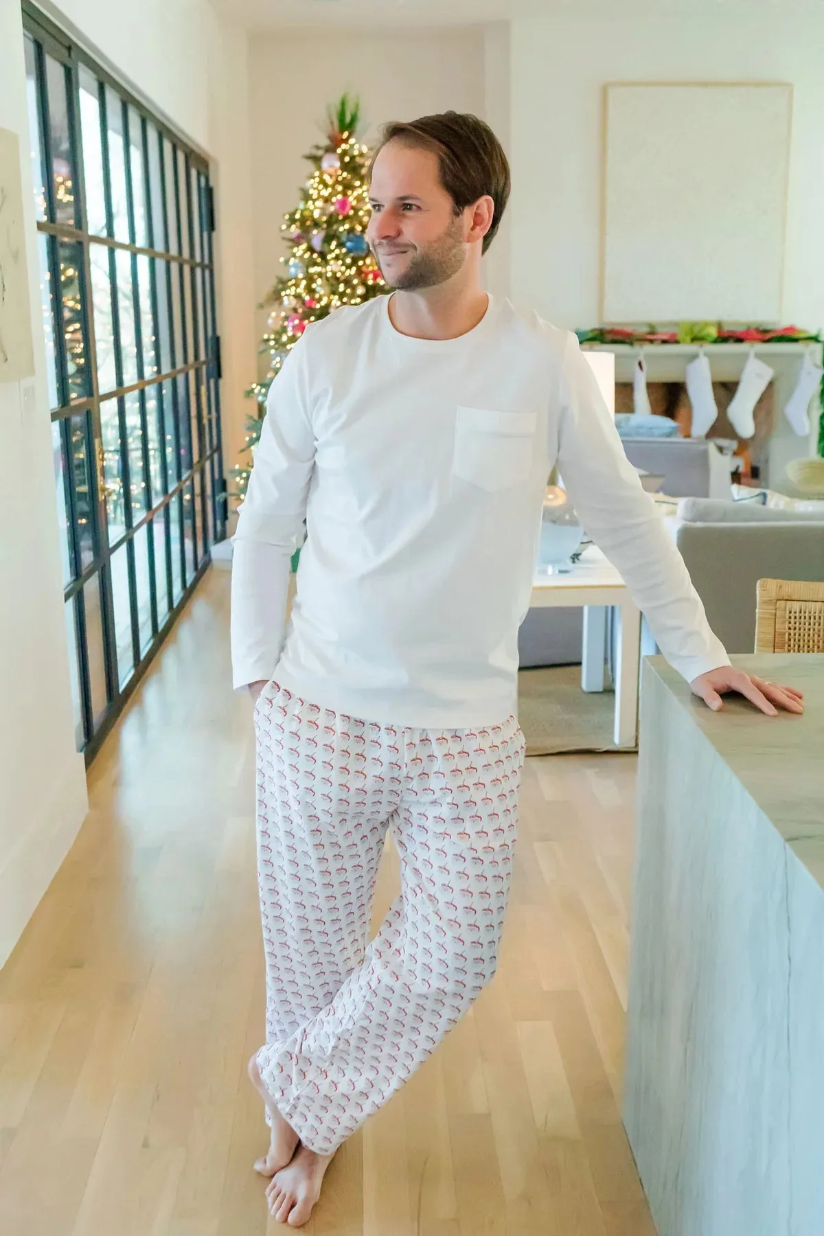 Brent Men’s Hangout Pant, Hot Cocoa Santa
