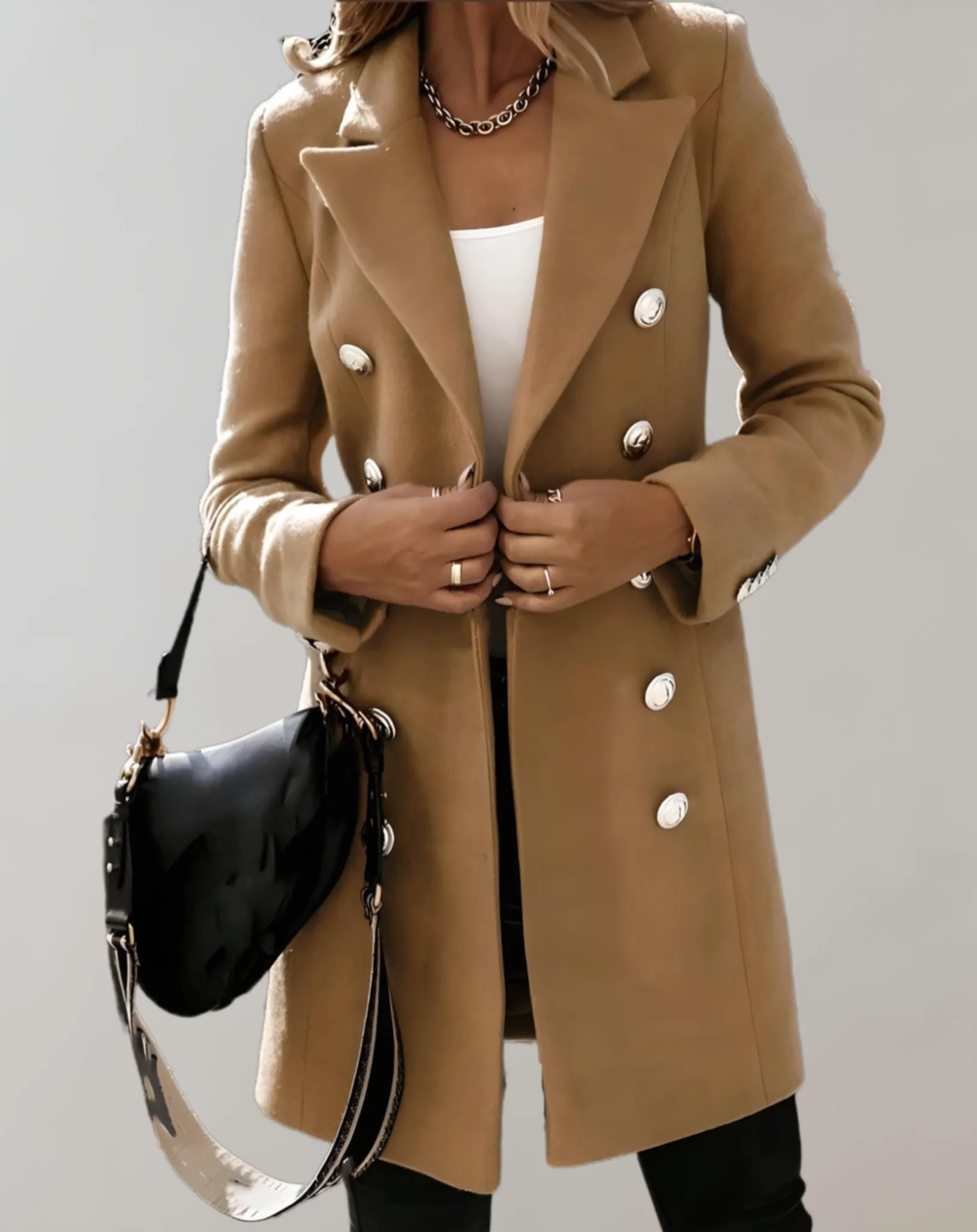 Brigitte - Oversized blazer with buttons