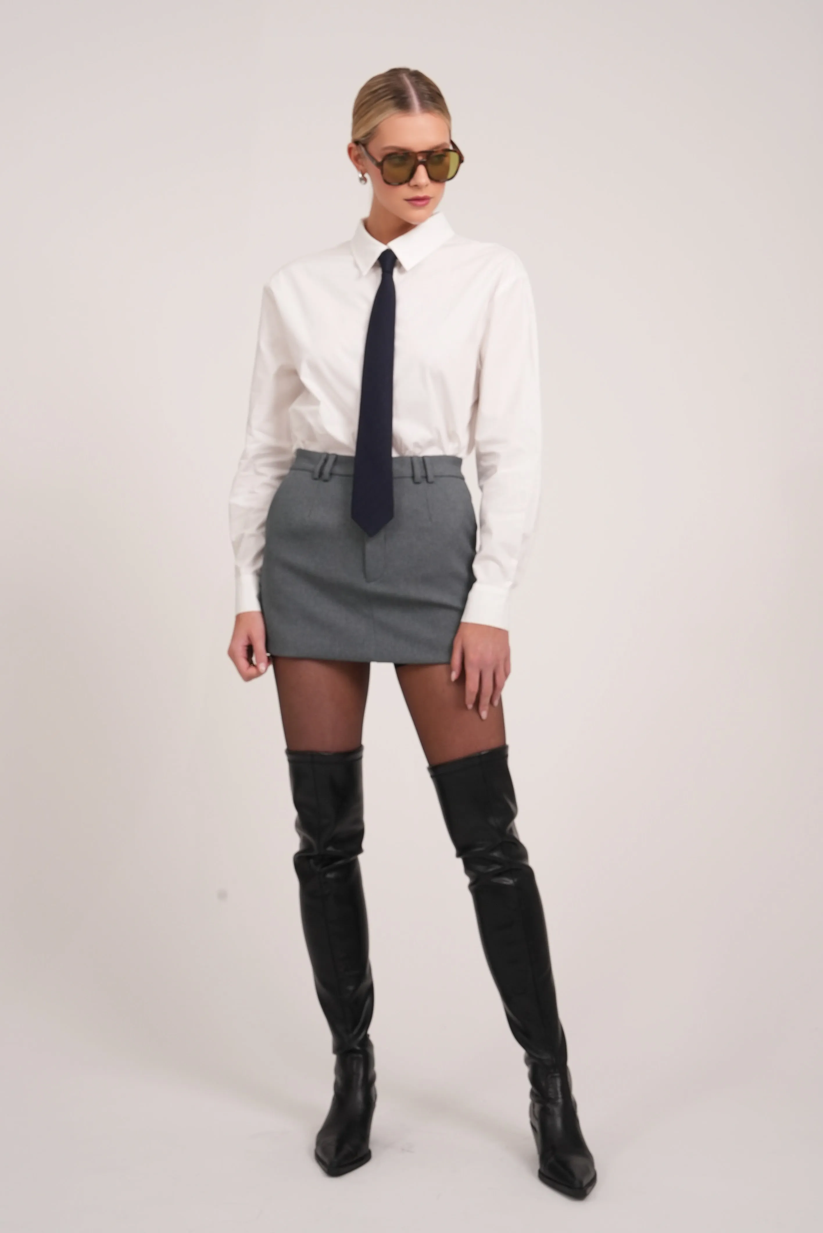 Brisha Skirt- Grey