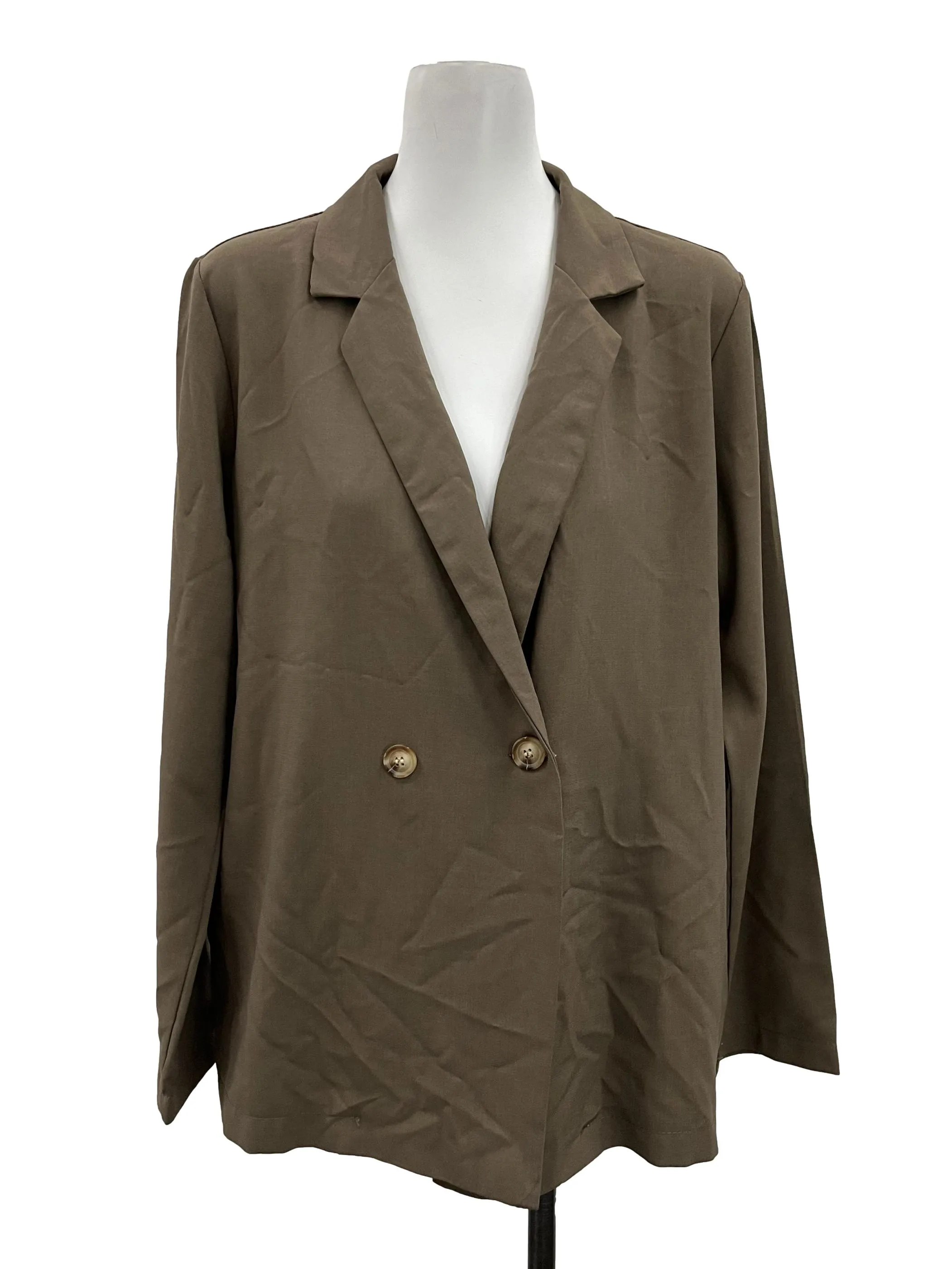 Brown Oversized Blazer