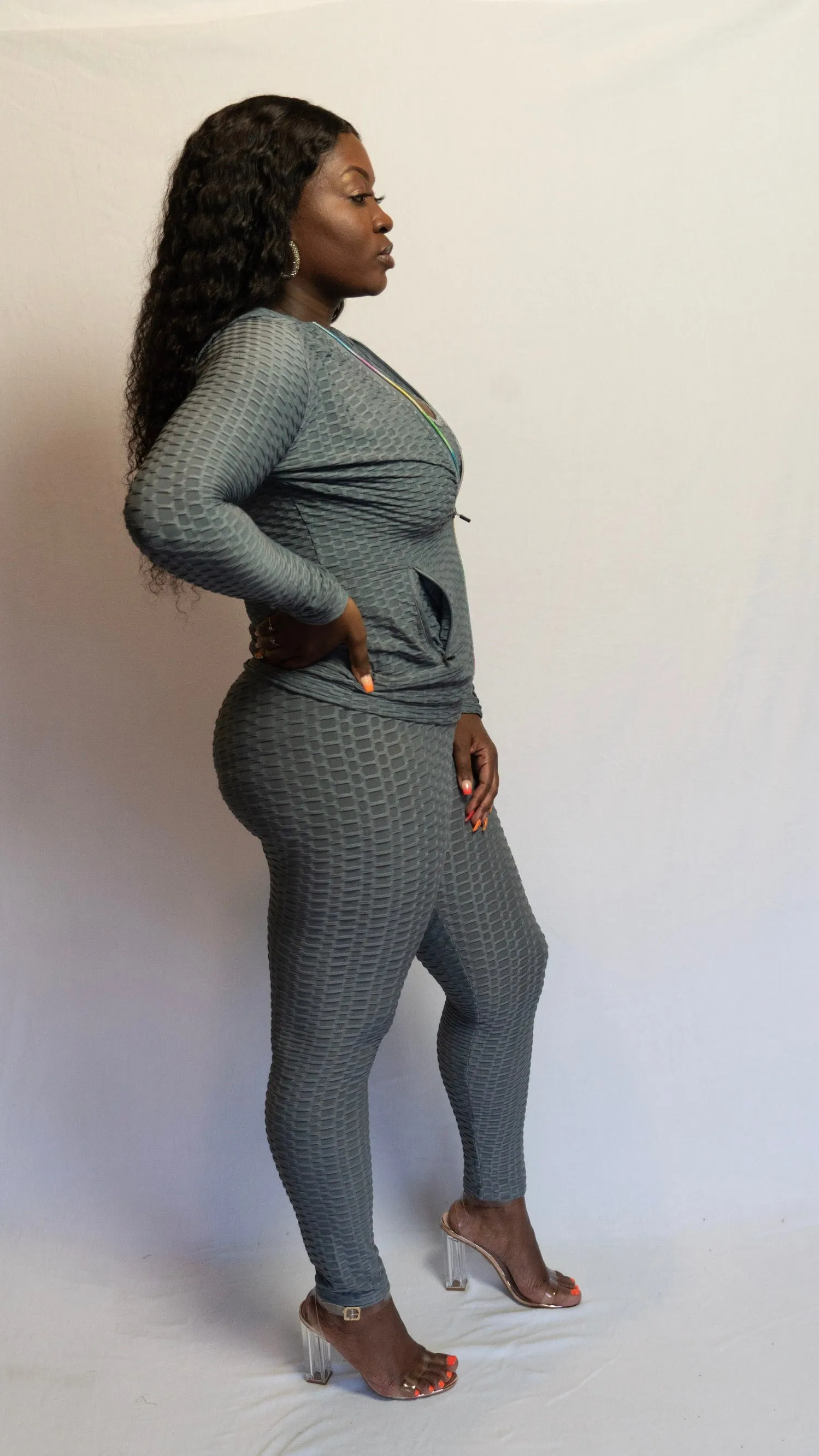 Bubble 3-piece Set (Heather Grey)