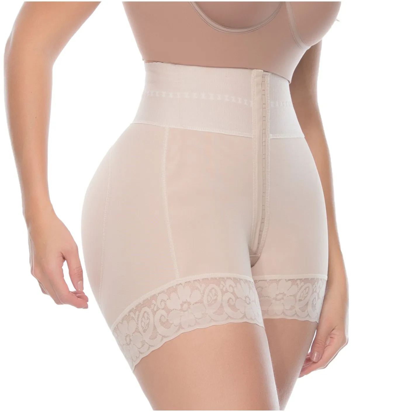 BUTT LIFTER TUMMY CONTROL HIGH WAISTED MID THIGH SHAPER SHORTS