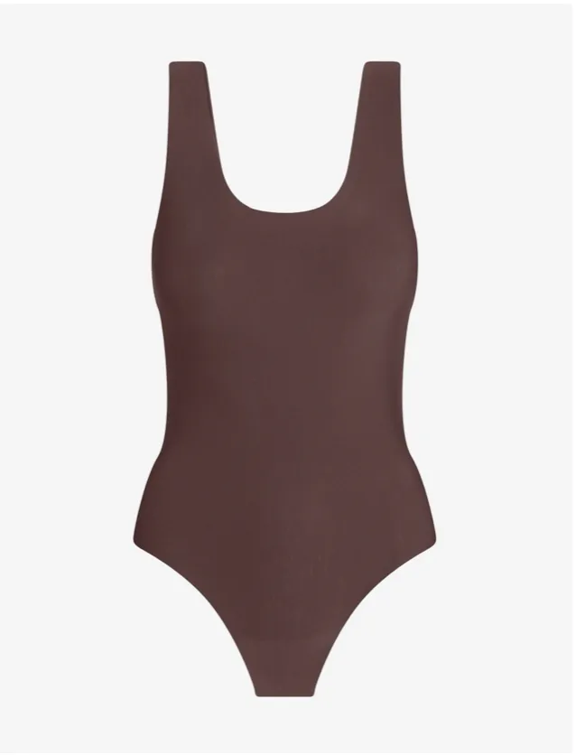 Butter Tank Bodysuit in Seal