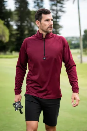 CA Iconic Golf Jersey | Maroon