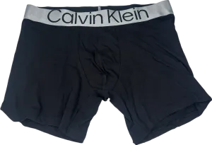 Calvin Klein Black Boxer Briefs - Steel Micro UK L
