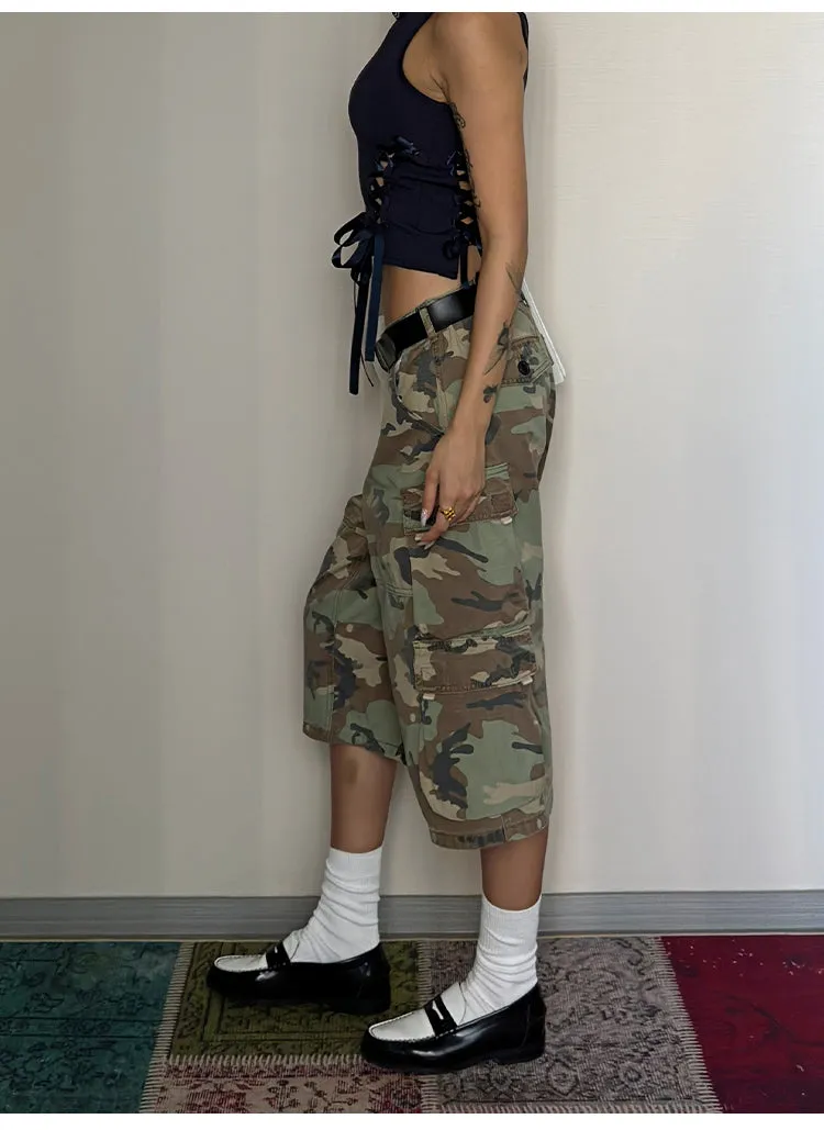 Camouflage Cargo Shorts