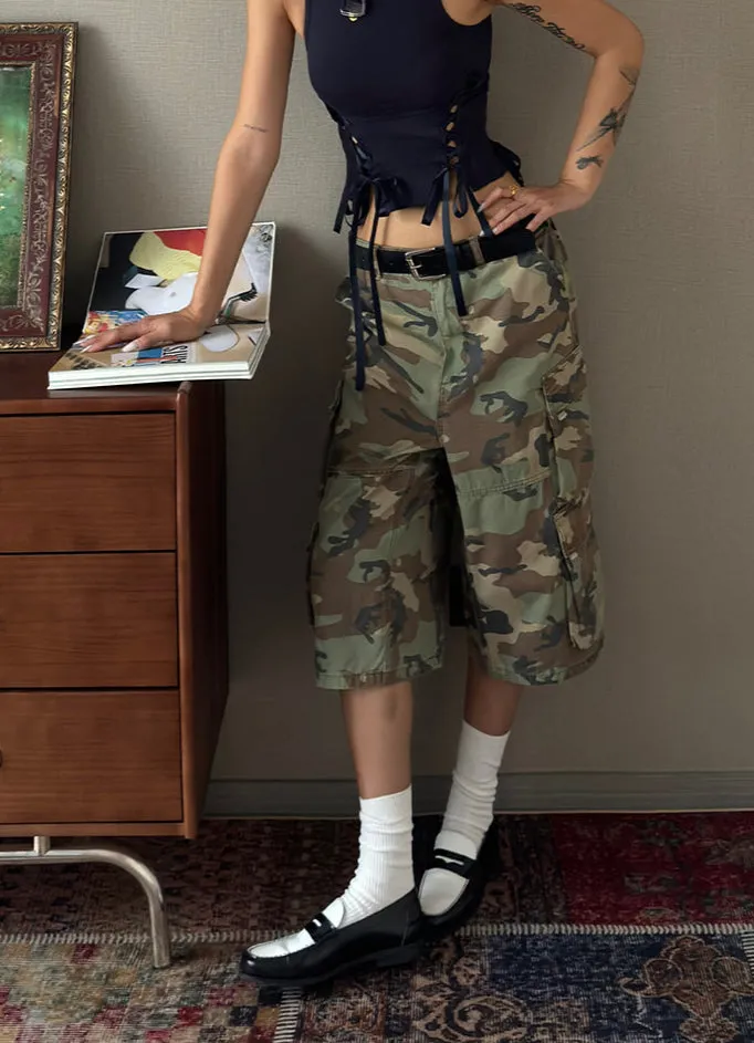 Camouflage Cargo Shorts