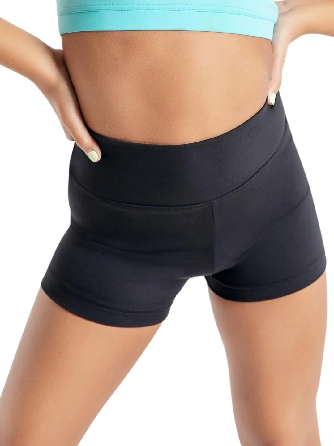Capezio Team Basics High Waisted Gusset Short Child Tb131C