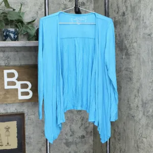 Carole Hochman Petite Heavenly Soft Lounge Sleepwear Cardigan Turquoise PM