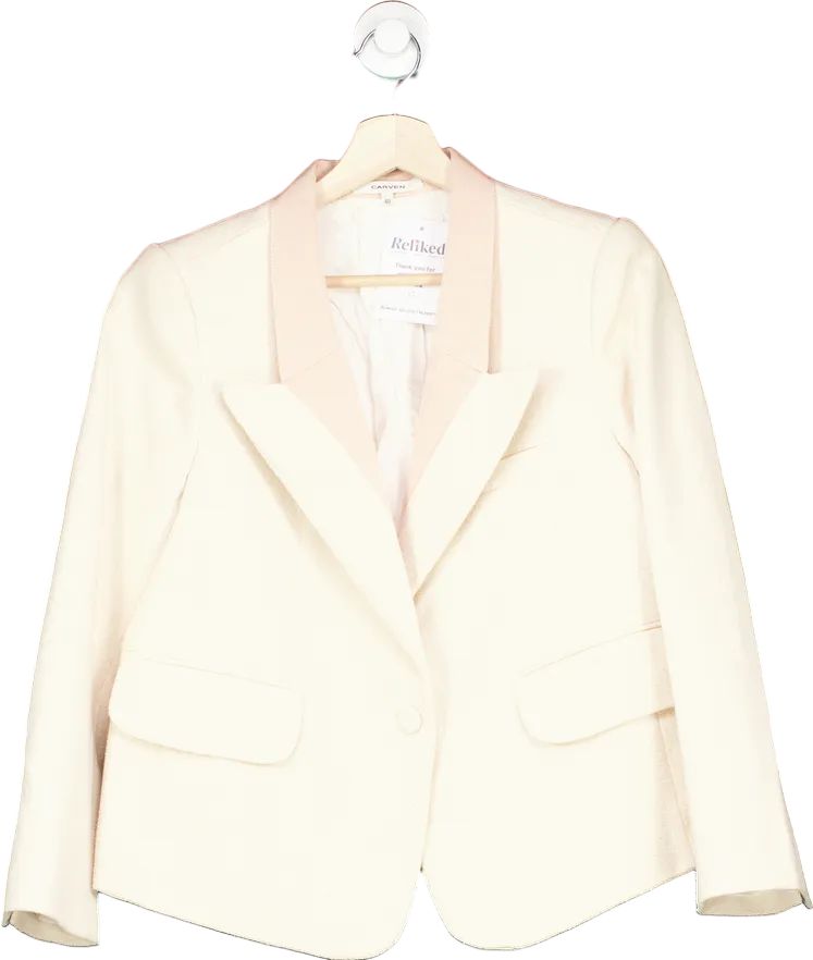 Carven Beige Blazer UK 12