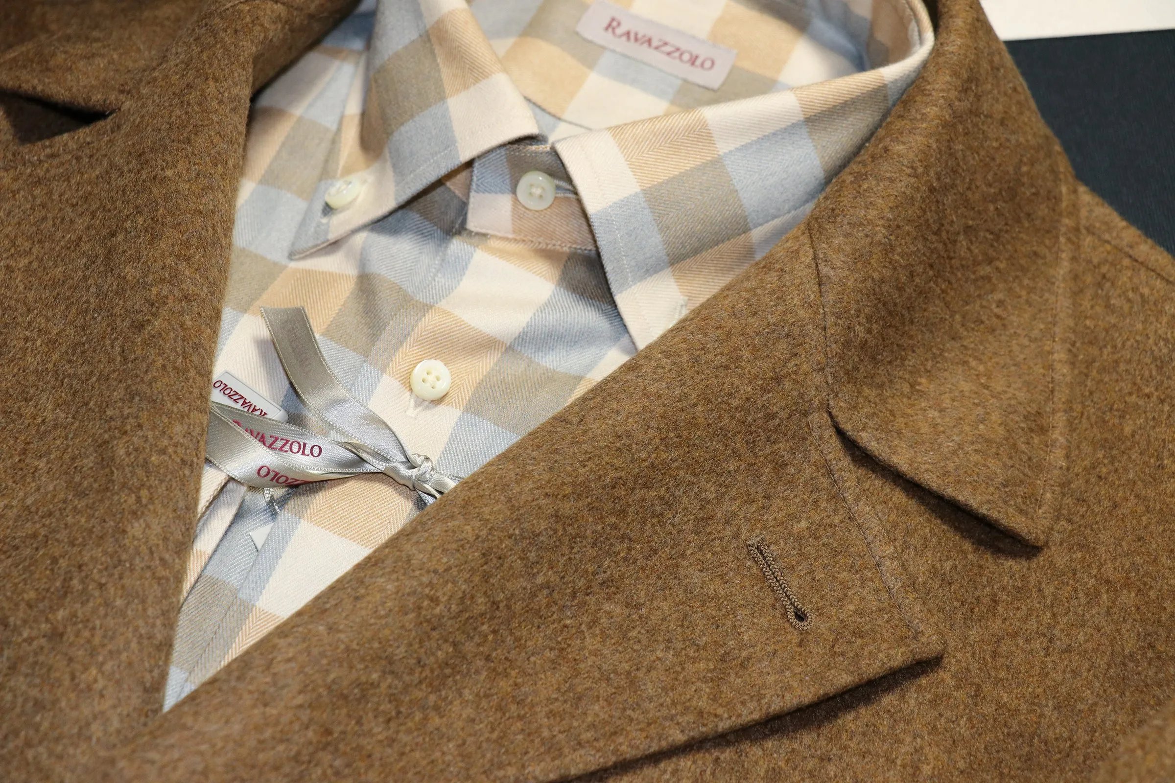 Cashmere Swing Coat in Vicuna