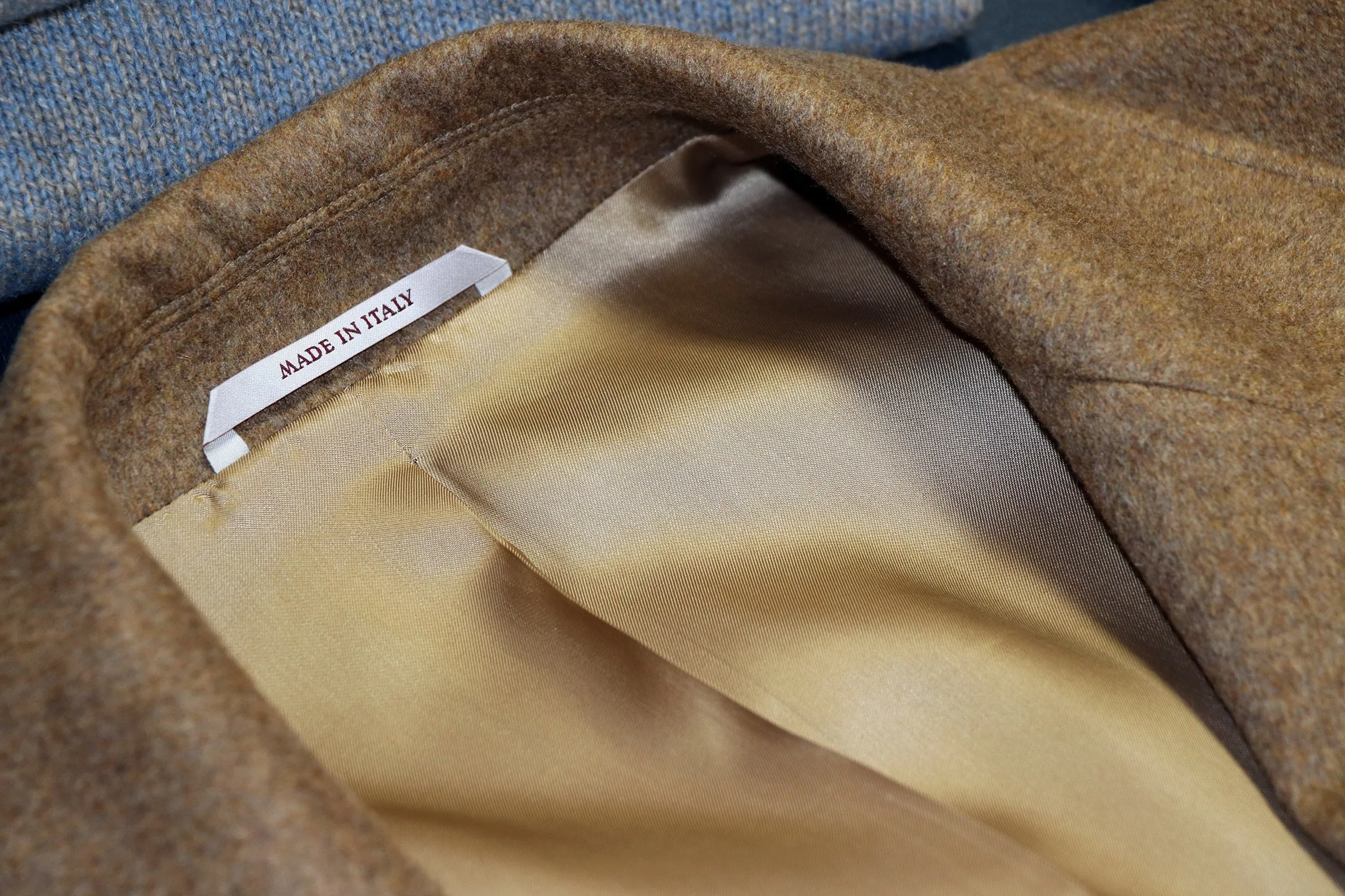 Cashmere Swing Coat in Vicuna