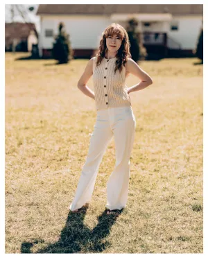 Catching Feelings White Pants