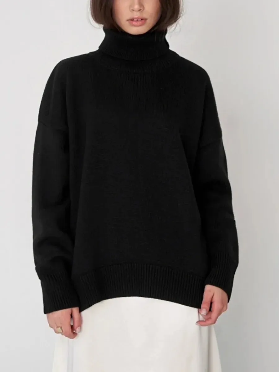 Charlotte - Oversized warm turtleneck sweater