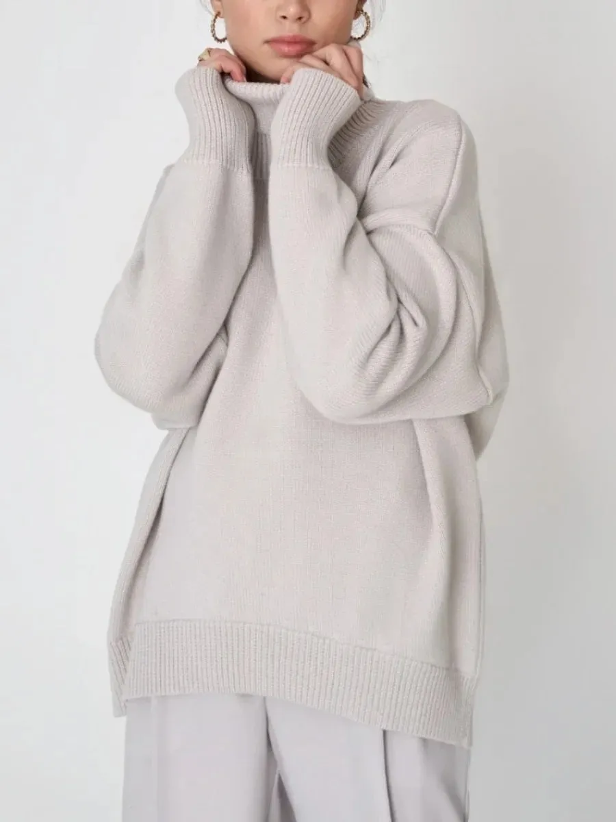 Charlotte - Oversized warm turtleneck sweater