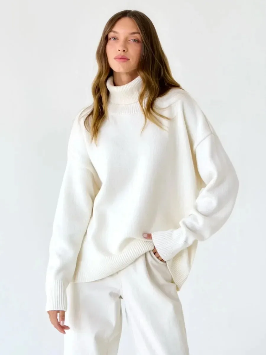 Charlotte - Oversized warm turtleneck sweater