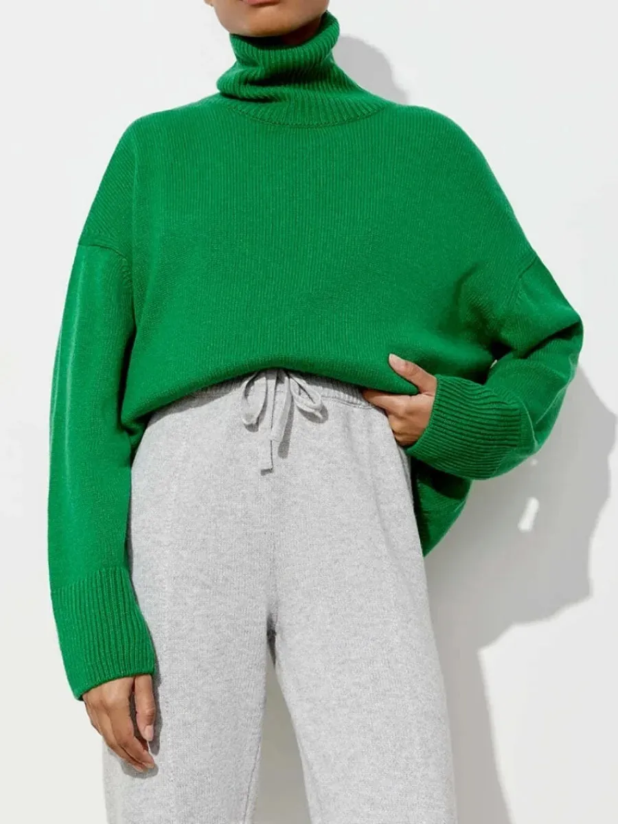 Charlotte - Oversized warm turtleneck sweater