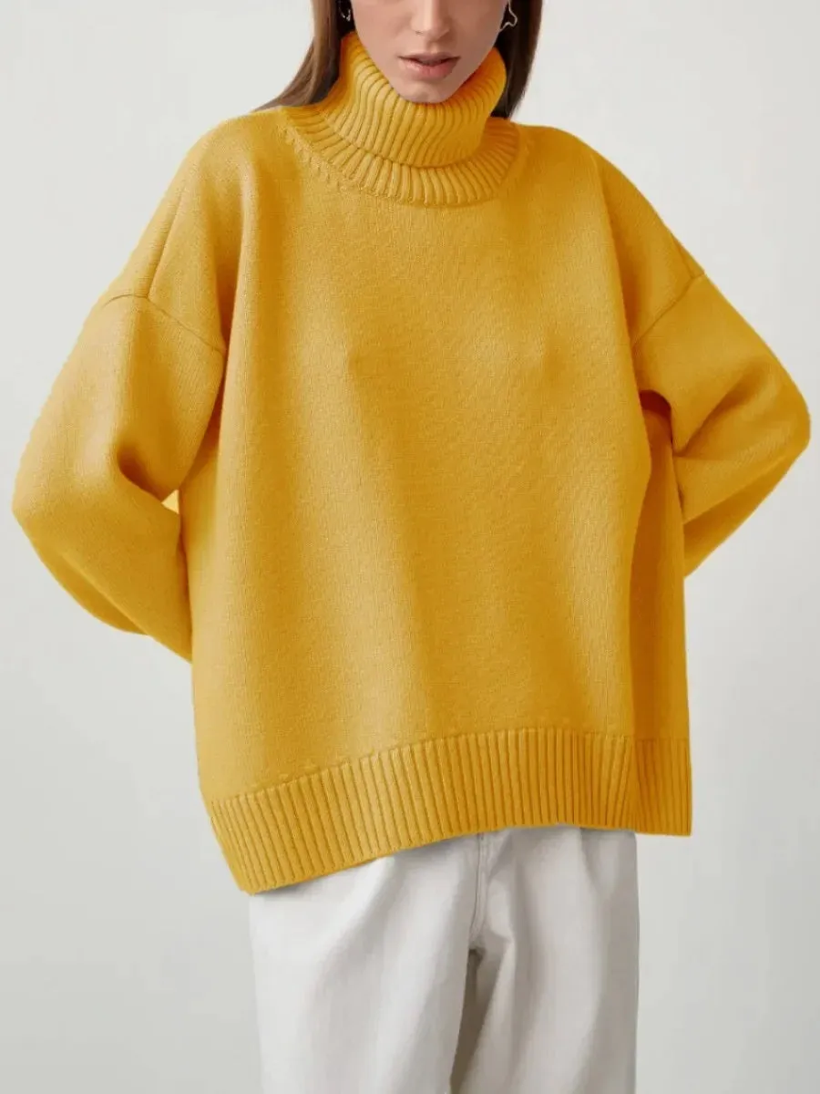 Charlotte - Oversized warm turtleneck sweater