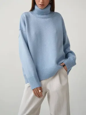 Charlotte - Oversized warm turtleneck sweater