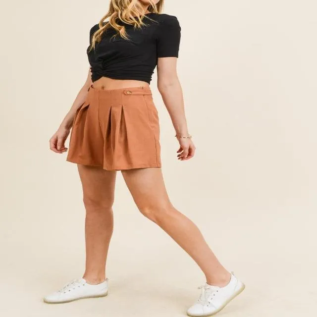 Chichi Pleated Shorts