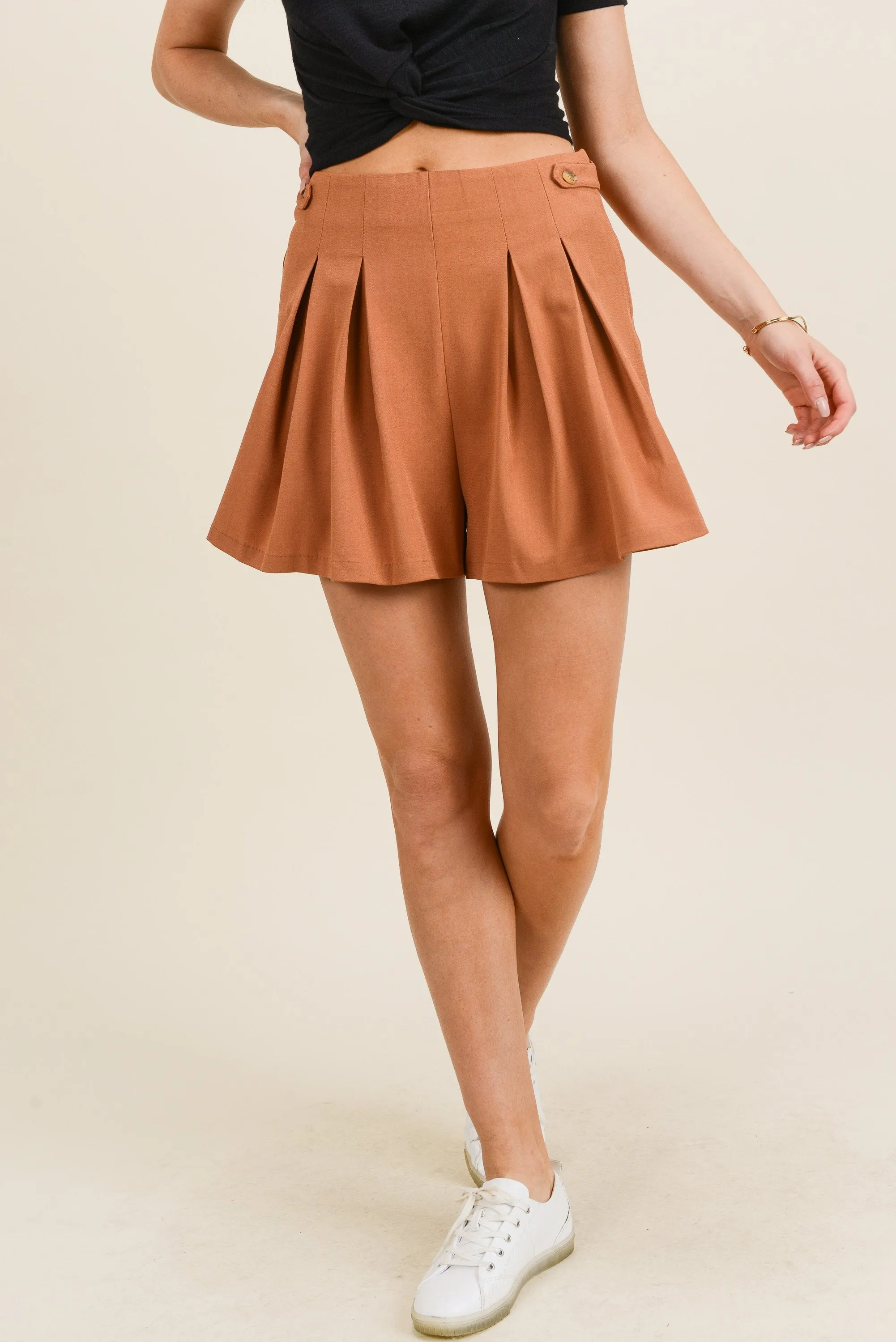Chichi Pleated Shorts