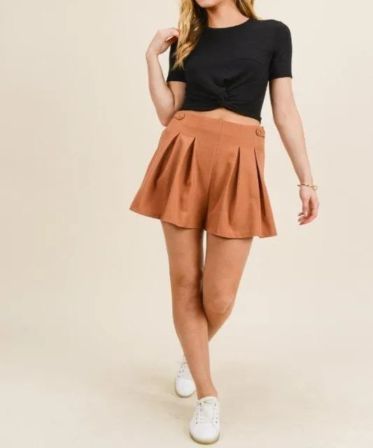 Chichi Pleated Shorts
