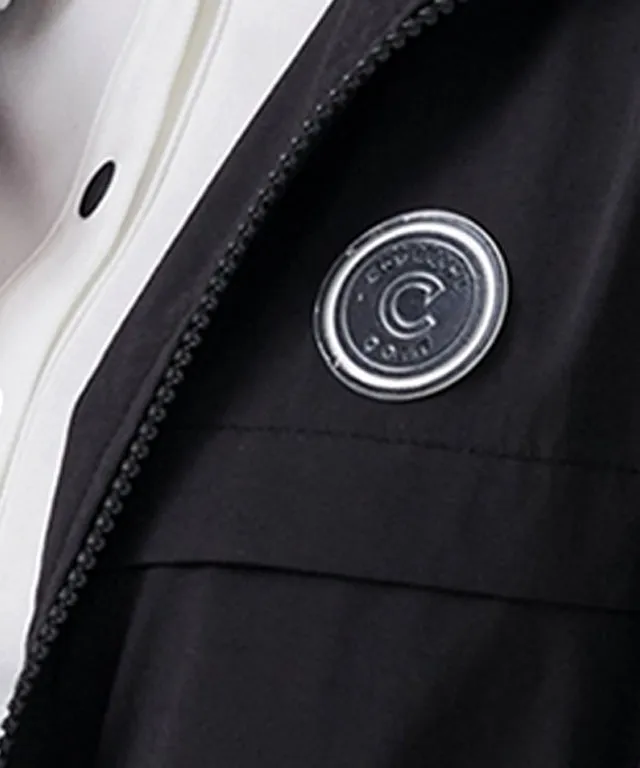CHUCUCHU Fluid Zip-up String Outerwear - Black